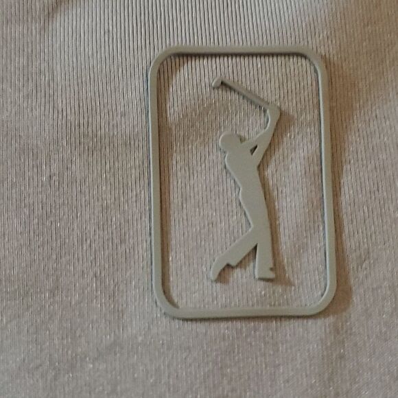 PGA Tour Motionflux 360 Size Large Gray Long Sleeve Quarter Zip Pullover Polo - Picture 4 of 6